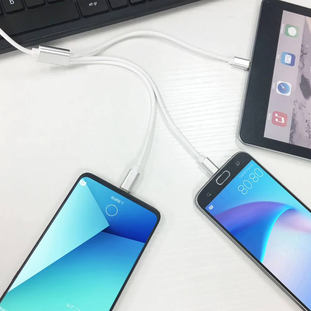 21C TPE 3 in 1 USB cable 2.1A quick charge Micro Type-C USB cable for android for ios for Samsun for any smart phones