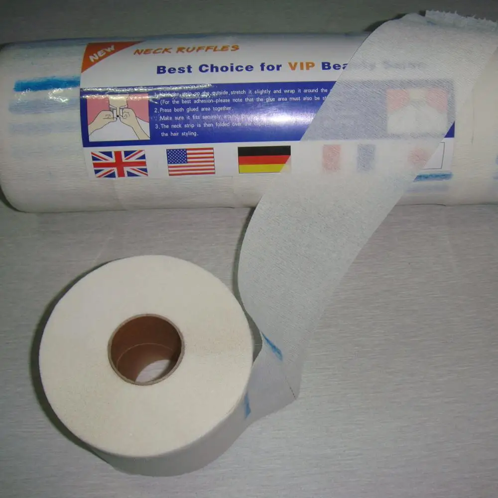 
Professional Hair Salon Disposable Barber Neck Ruffles Paper Roll 