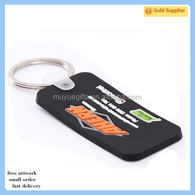 
popular factory price round motorcycle customized logo soft PVC keychain 