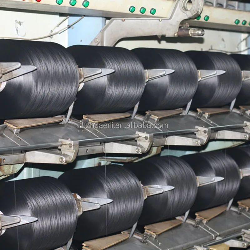 Hangzhou Brand DTY 450D/96F Raw Black Polyester Yarn SIM SD A wholesale
