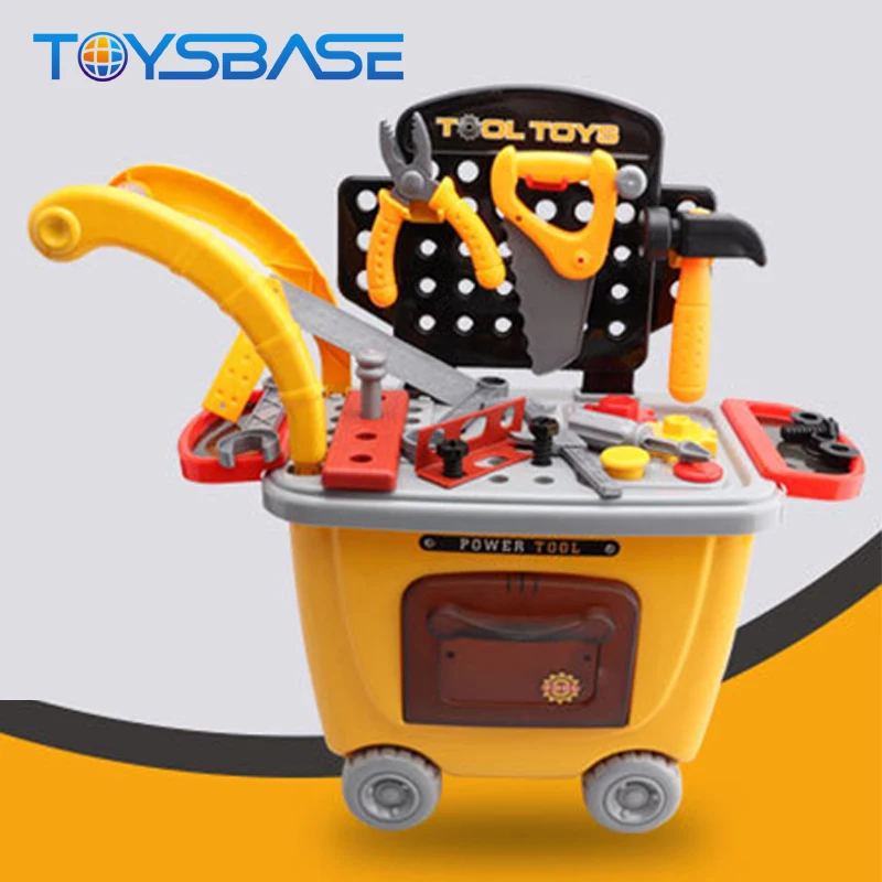 Wholesale Plastic Multifunctional Trolley Toy Durable Kids Tool Set Toys