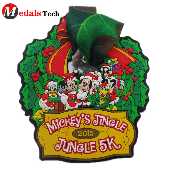 Self-designed Kids Gift Cheap plastic PVC sport medals for marathon