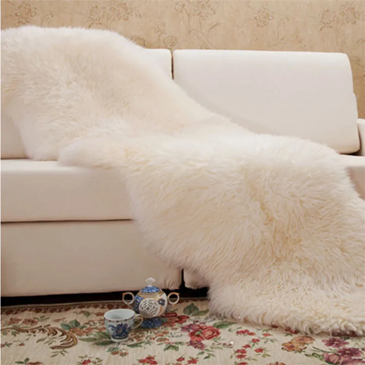 Wholesale Australia sheepskin rug 100% sheep skin carpet real animal fur