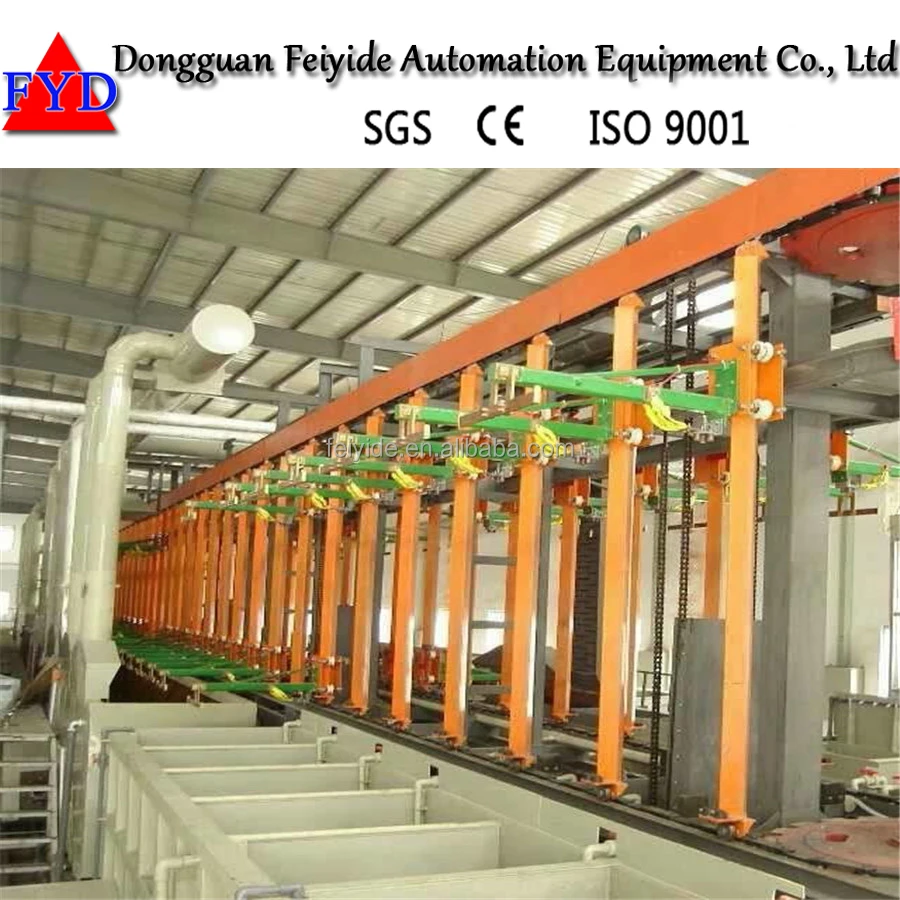 Машина для нанесения покрытий Feiyide, автоматическая вертикальная линия подъема для покрытия стойки