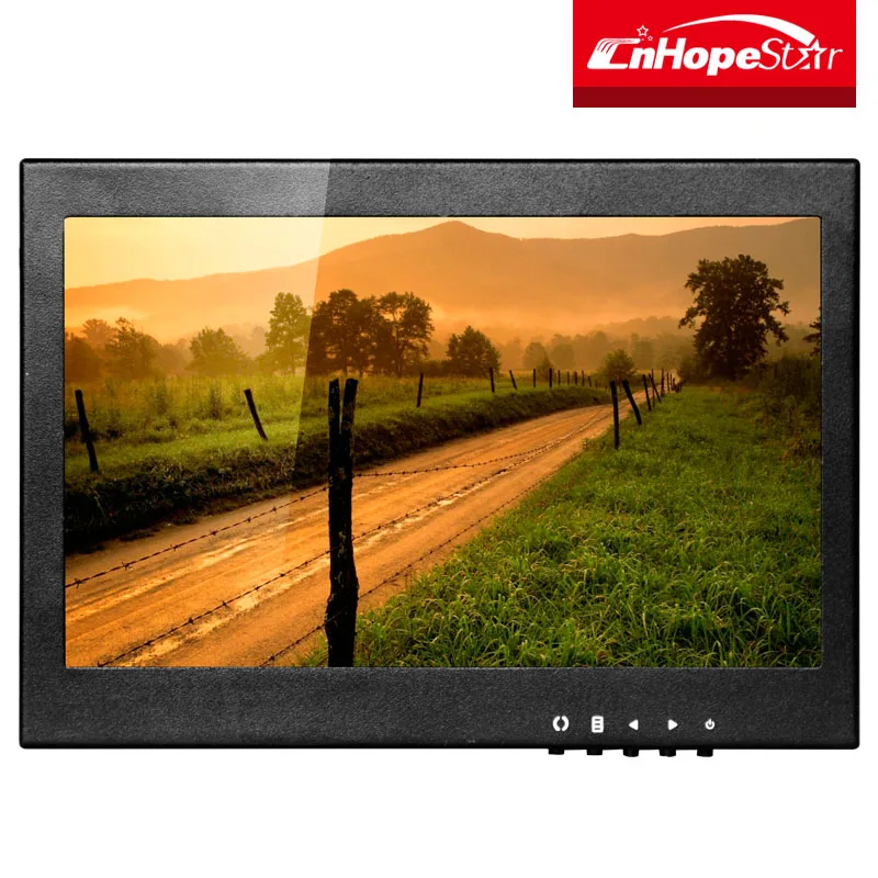 Промышленные 7 дюймов cctv lcd монитор с металлическим корпусом и стоять