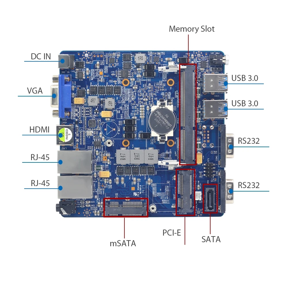 XCY linux мини ПК i5 5200u 2 lan 2 com 8 Гб оперативная память промышленных безвентиляторный настольный компьютер