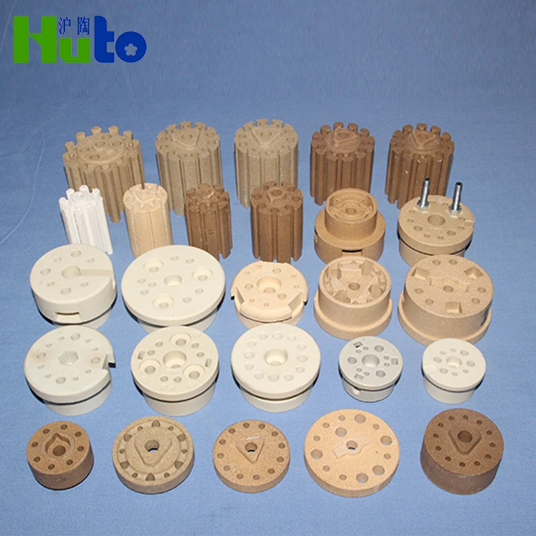 Ceramic C520 Cordierite Porcelain Bobbin Elements Heater Standard Size