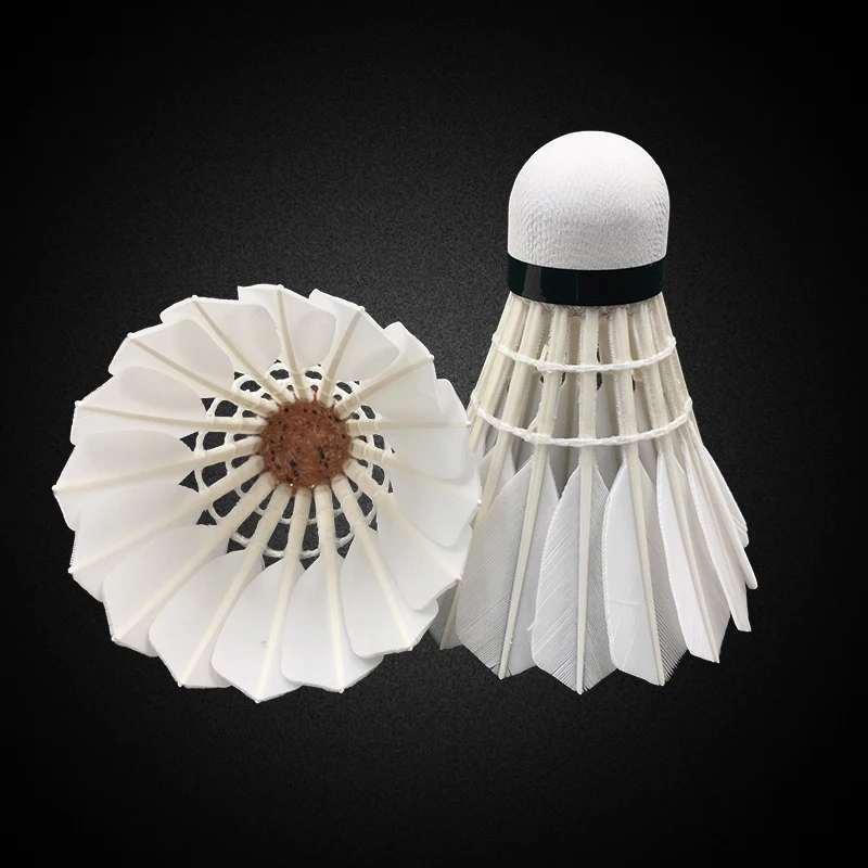 Vietnam white duck feather Badminton Shuttlecock as rsl for sale