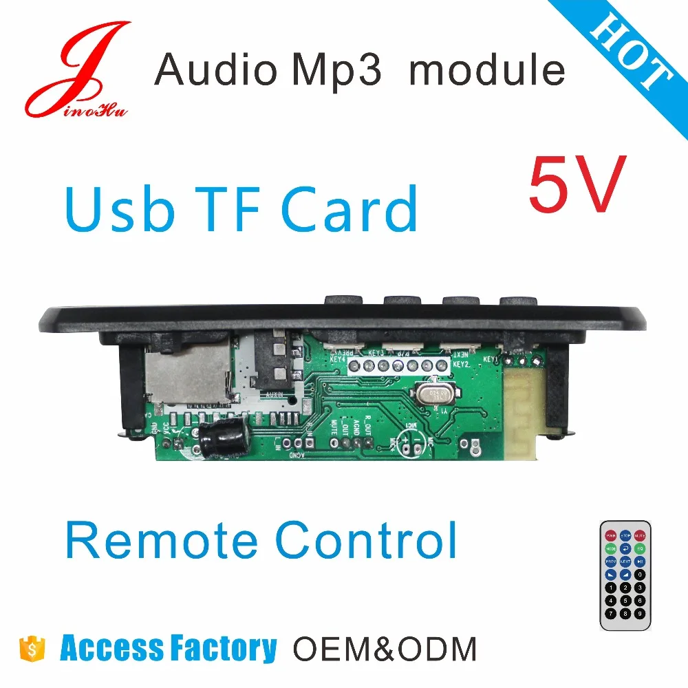 JLH 41016R 5V Sd Usb Radio Audio Bt Mp3 Player Pcba Record Board, Sound Record Module Circuit Decoder Board
