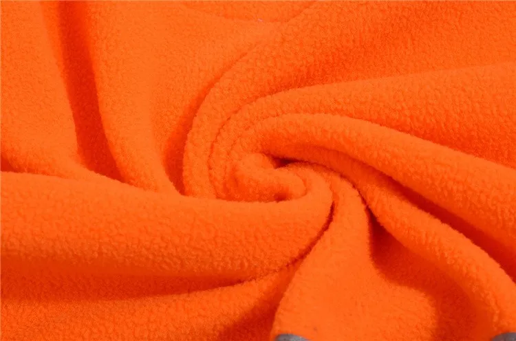 Custom High Visibility Polar Fleece Jacket Safety Visibility Lined Work Fleece Jacket Windbreaker
