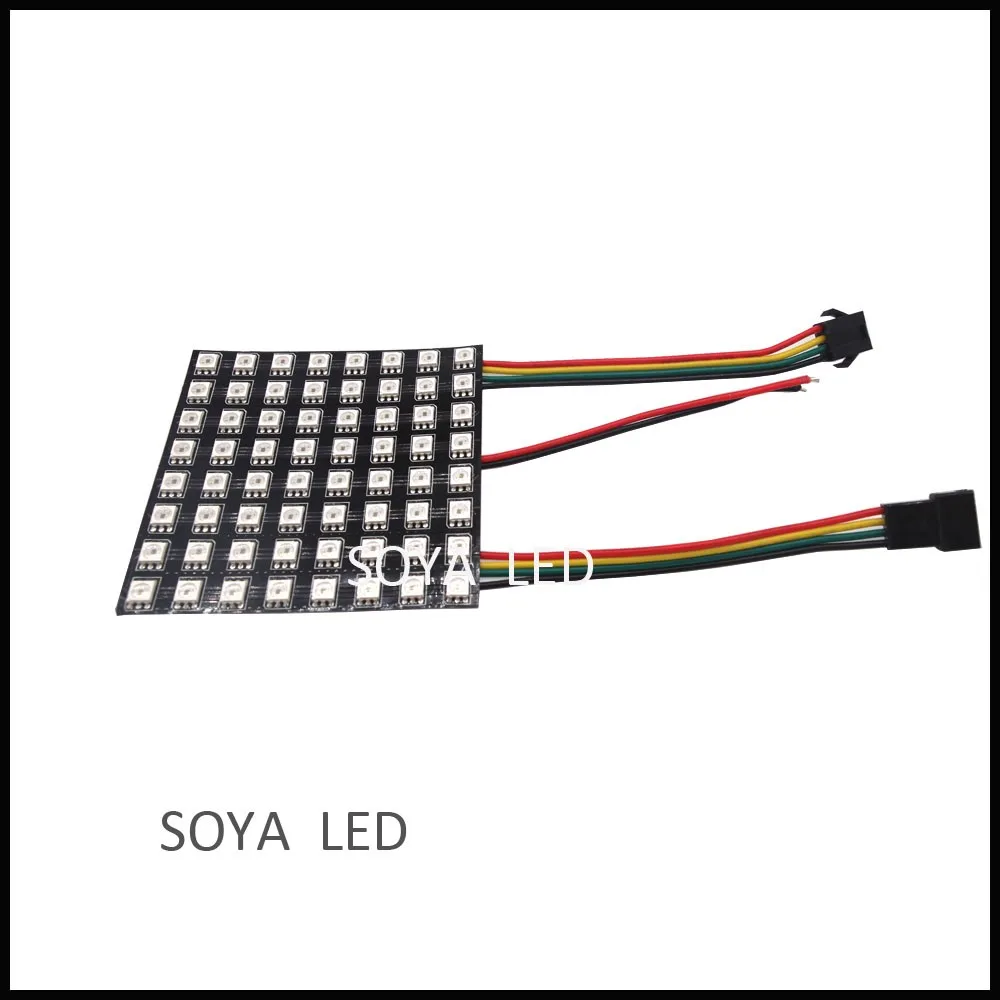 8X8 flexible RGB digital APA102 matrix panel