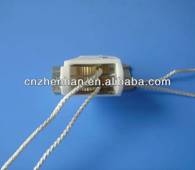 White color POM cord lock to bamboo blinds ,roman shade accessories,curtain parts
