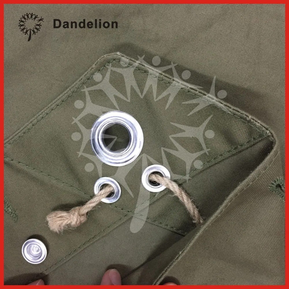PVC Coating Fabric Olive Green Cargo Covers Polyester Cotton Heavy Duty Waterproof Canvas Tarps