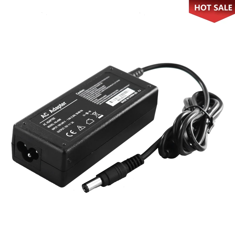 Логотип 15 В 3A AC адаптер для ноутбуков toshiba Адаптер питания 45 Вт