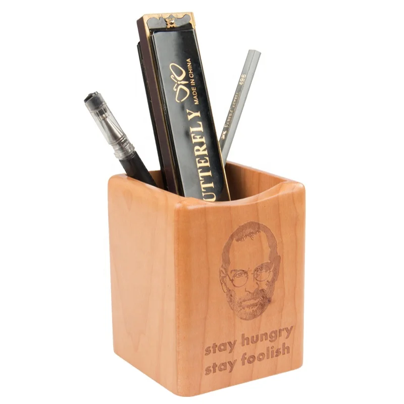 Custom Wooden Craft Gifts Mini Pen Pencil Holder