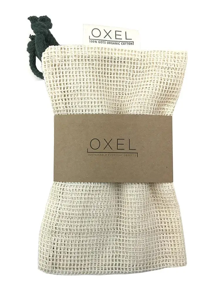 Logo Custom Tag Customize Reusable Produce Cotton Mesh Bag Set of 8/9/12 Pack Durable Pure Cotton Eco Friendly Mesh Muslin Bags