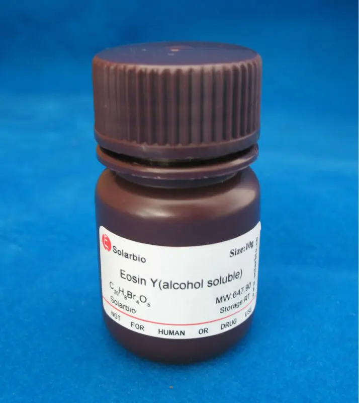 Eosin Y, ethanol solvent, CAS:15086-94-9