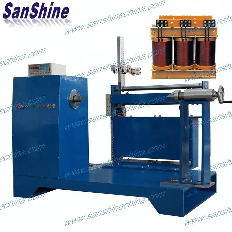 
Precision CNC automatic high torsion electric big power transformer coil winding machine(SS810) 