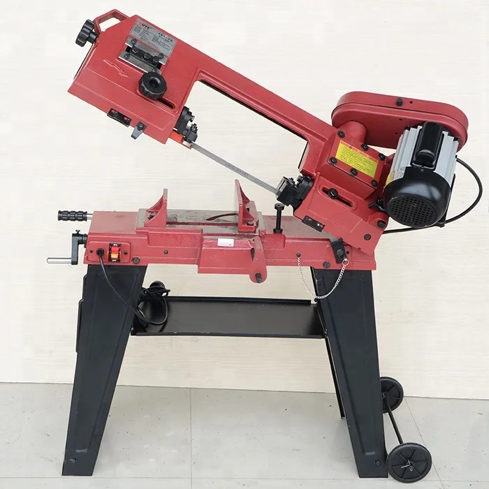 Ленточная пила 4,5 дюйма для резки металла, ленточная пила для резки металла, полуавтоматическая ленточная пила для резки металла