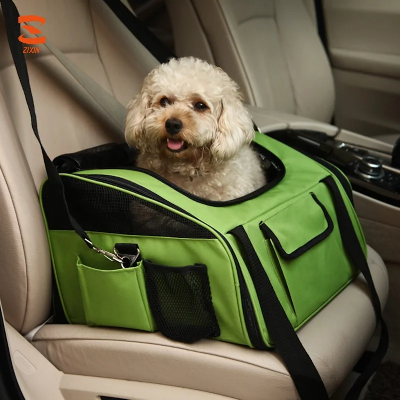 Large Pet Car Seat Carrier Dog Cat Car Booster Seat Travel Pet Bag