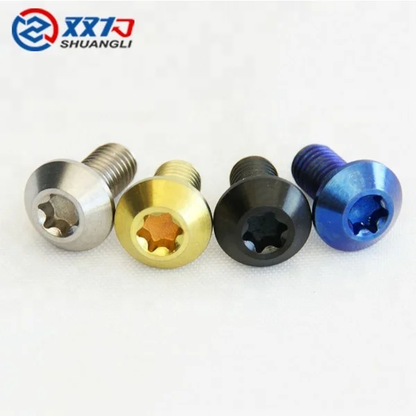 Custom  various titanium bolts for high quality mechanical parts