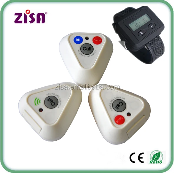 Зиса чайный сервиз беспроводной официант ресторана настольные обслуживания вызовов белл кнопка