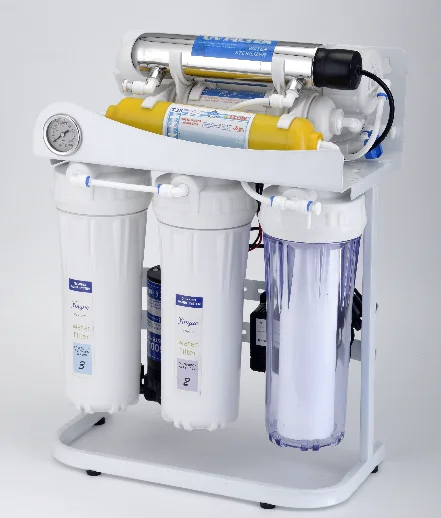 7 stage reverse osmosis water filter RO with UV lamp and TDS digital