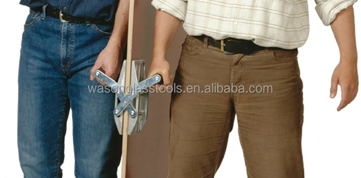 Portable handle type glass pinch grab for carrying lifting glass