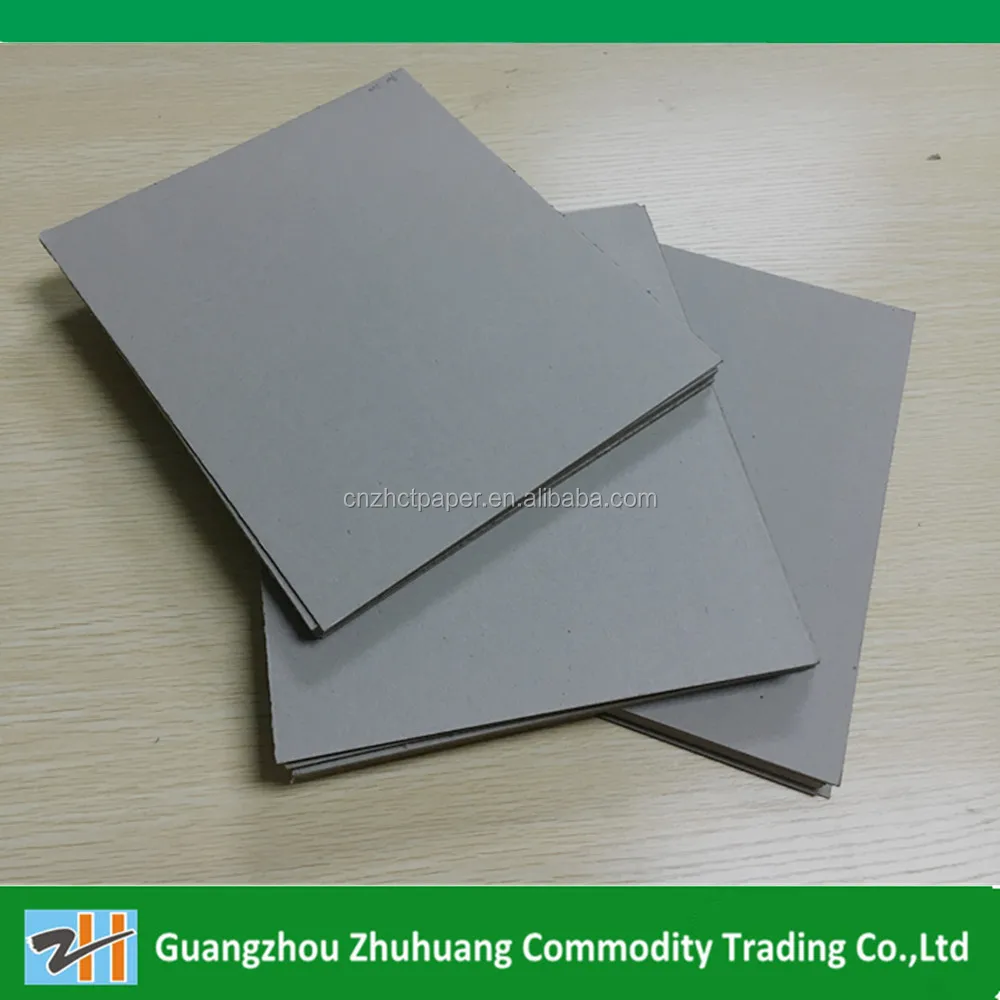 waste pulp material recycle grey chipboard/ grey cardboard