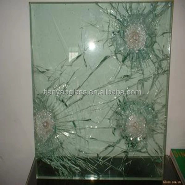 factory supply 8+8+8mm laminated glass bulletproof glass
