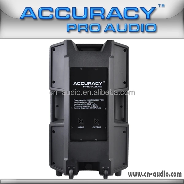 Accuracy Pro Audio CSW15 Professional 15 Inch Passive Powered Speaker China for Stage