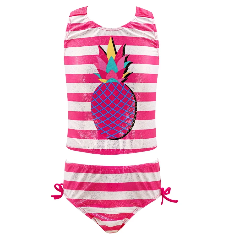 OEM Custom kids swimwear manufacturer Kids Bathing Suits Girls two Piece a Bikini children swimwear for girls infant swimsuit
