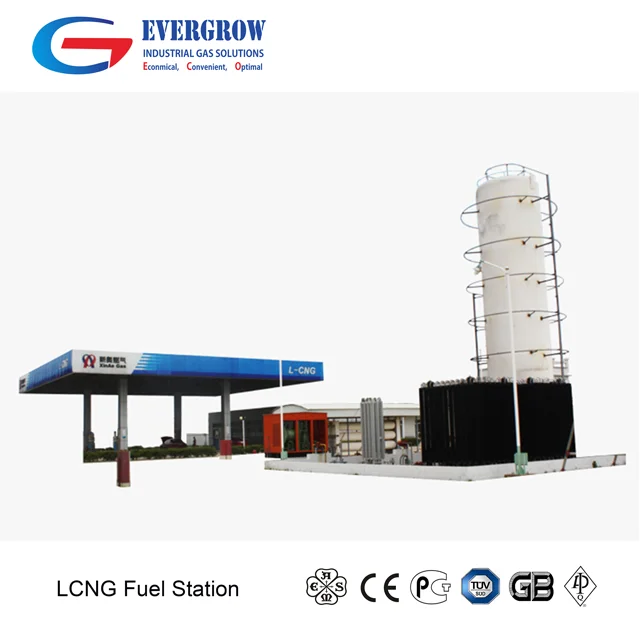 
Different size vehicle LNG LCNG fuel station 