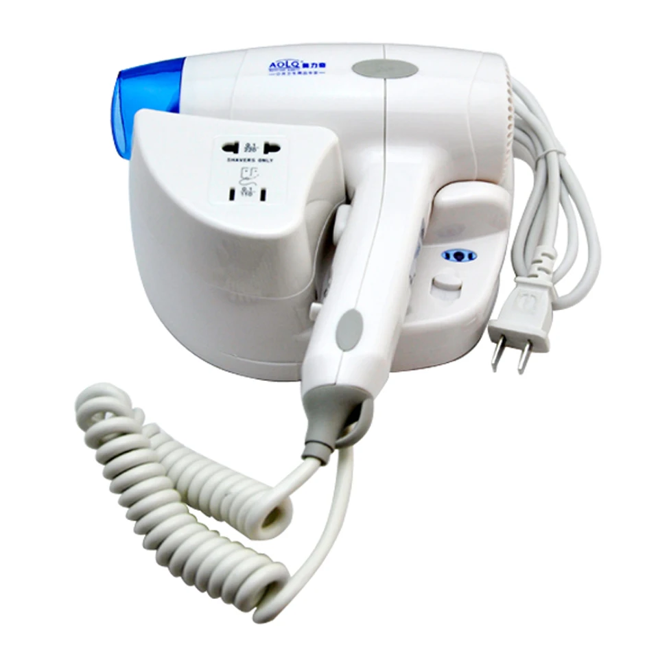 Настройка держатель для сушки волос белый 1000 Вт настраиваемый концентратор электрический пластиковый отель использовать и 3 скорости бесплатно запчасти приветствуются