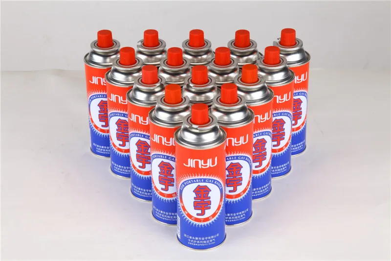 Jinyu GasOne Butane Fuel Canister 220g special offer cheap Camping Butane heater plate portable gas stove cylinder