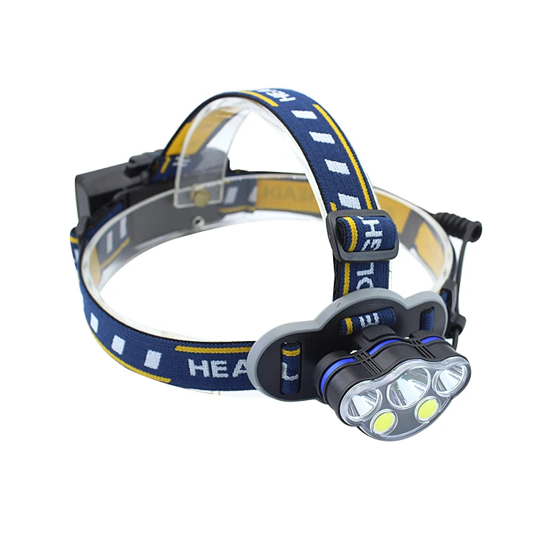 
5 LED USB Rechargeable Headlamp White and Red Light Headlamp for Camping and Hiking 