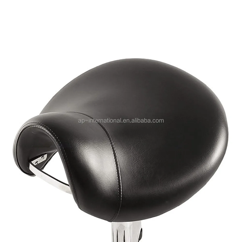 
Quality Beauty Salon Cutting saddle Stool with footrest ring 