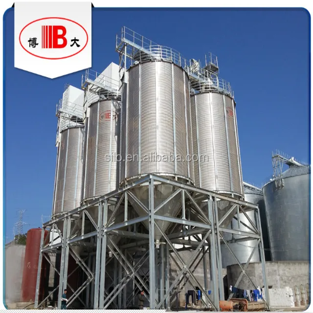 
Top leading manufacturer of grain storage steel silos, small silos for Peru farm 