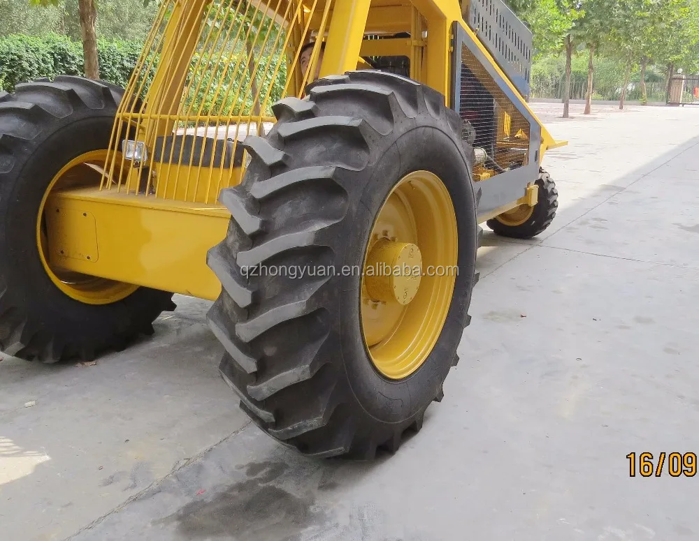 Hydraulic Wood Sugarcane Loader for Sale Sugar Cane Grabber Loader 3 wheels logger tri wheels price
