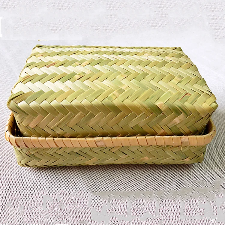 Cheap Bamboo Basket Bamboo Fruit Basket Sushi Food Rectangle Basket