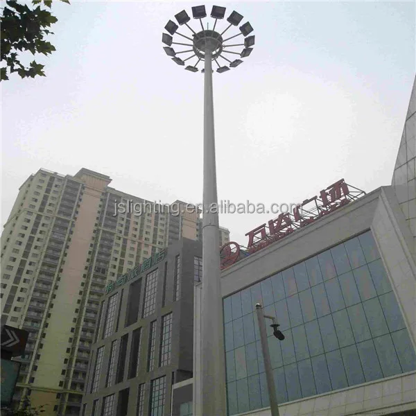 18m, 20m, 25m, 30m, 35m high mast lighting pole tower with raising & lower system