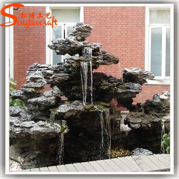 China Artificial Waterfall Fountain Stone Art Fake Fountain