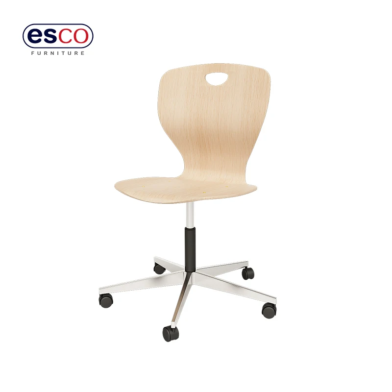 ESCO Woodenx-N plywood classroom chair with casters