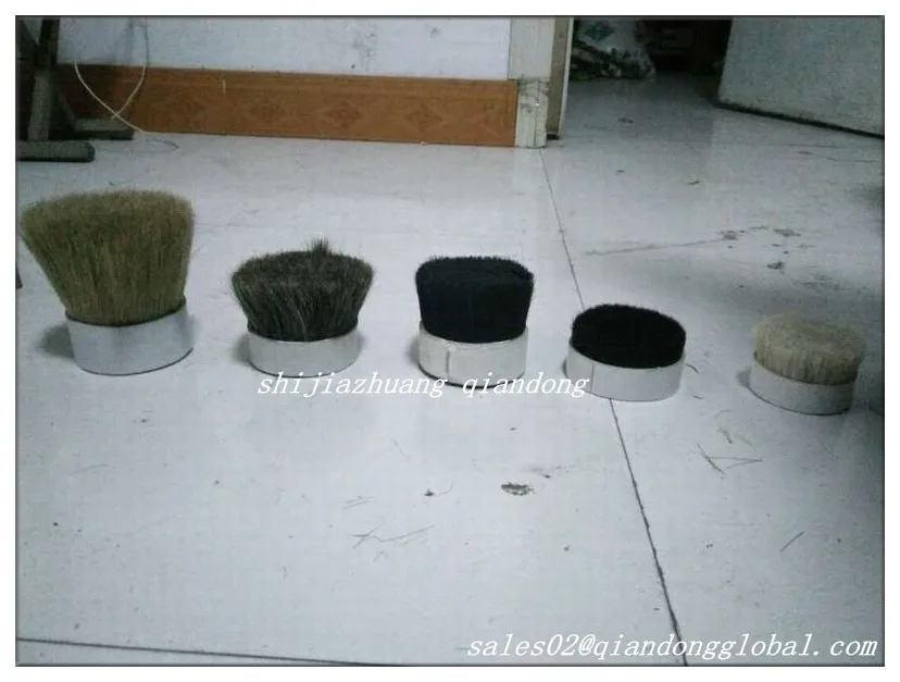 
Made In China Pig Hair Boar Bristles,Double Two Times 44mm Boiled Bristles 90% tops,White Bristle/Black Bristle/Grey Bristle 