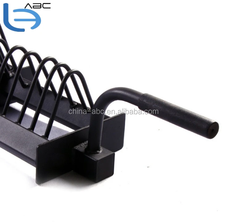 Custom horizontal barbell dumbbell Plate Rack holder for gym or home