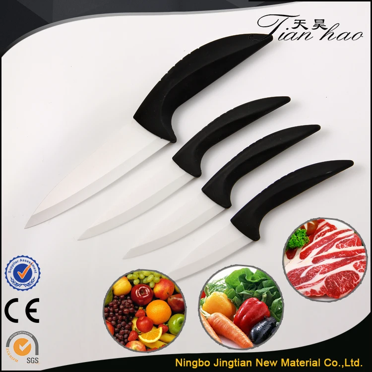 4Pcs Best Price ABS Handle Ceramic Chef Cooking Kitchen Knife