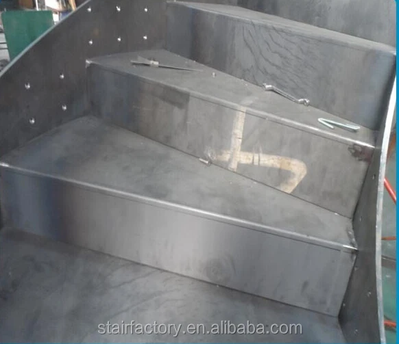 
European Fashion Curve Shape stair, steel spiral staircase,Fire fighting stairsTS-254 