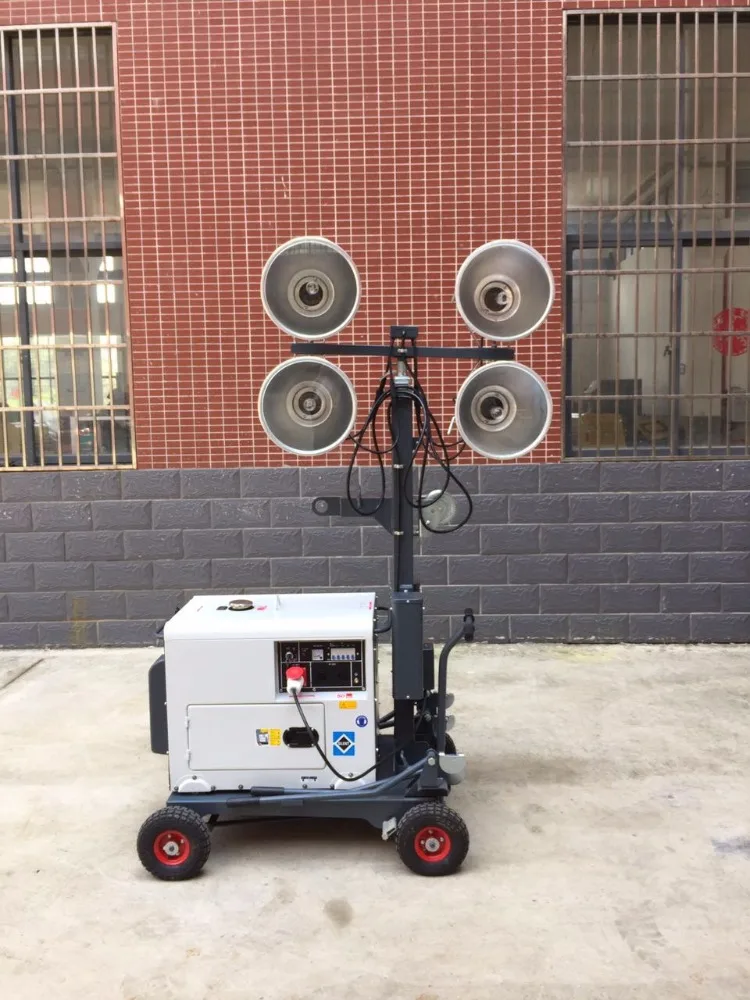 5KW Diesel Generator Construction Mobile Light Tower