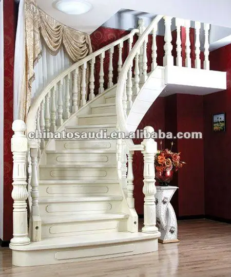 Деревянная лестница для дома из дуба, бука и тика