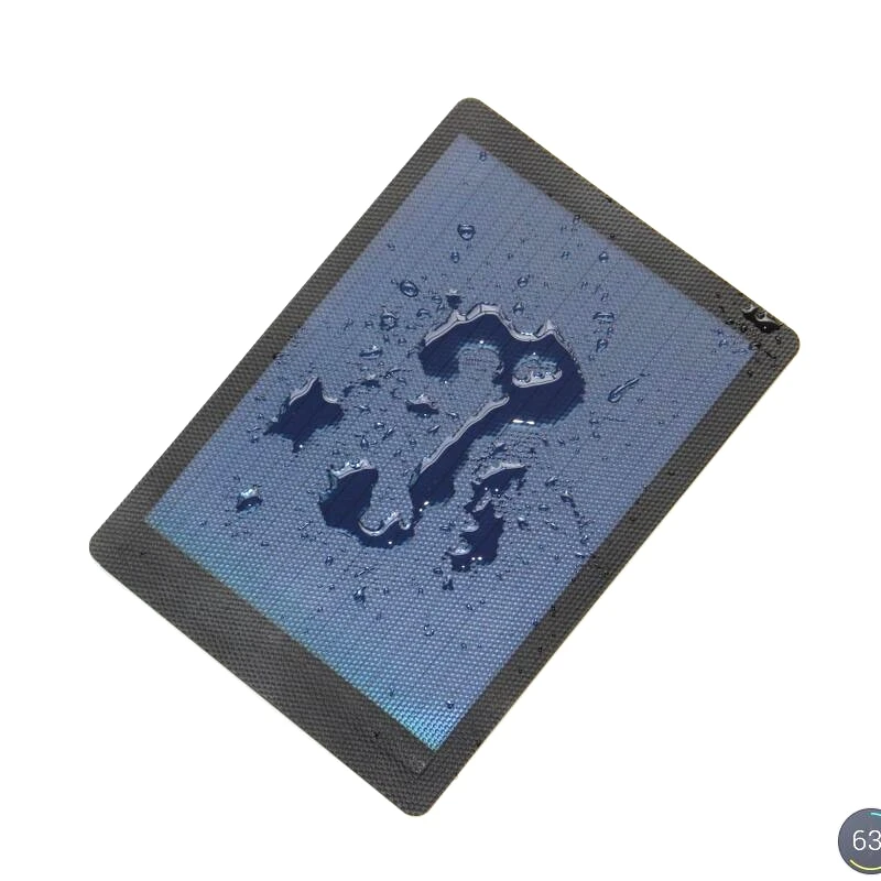 BUHESHUI Free Shipping 1.5W 1.5V Flexible Solar Cells Amorphous Foldable Very Slim Solar Panel Waterproof